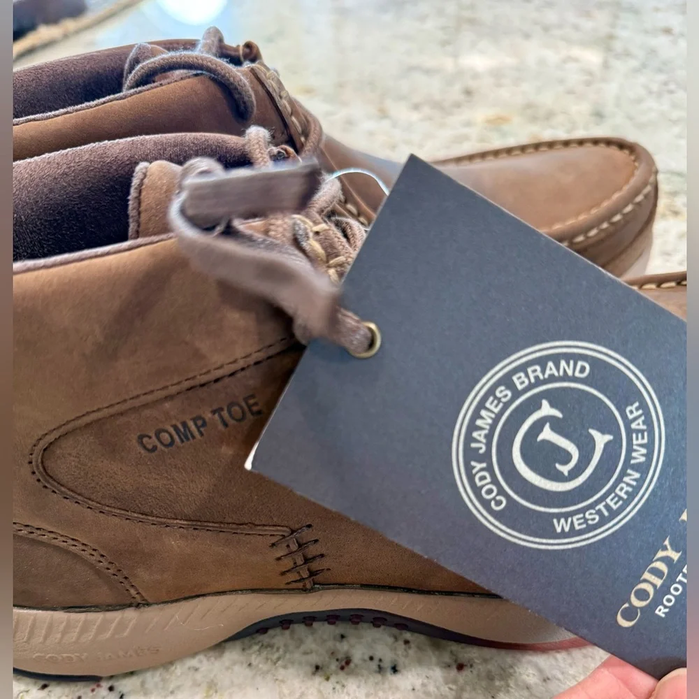 CODY JAMES MEN'S LOW CUT CASUAL DRIVER WORK SHOES - COMPOSITE TOE 